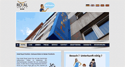 Desktop Screenshot of hotel-royal-frankfurt.net
